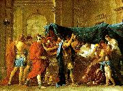 Nicolas Poussin la mort de germanicus oil